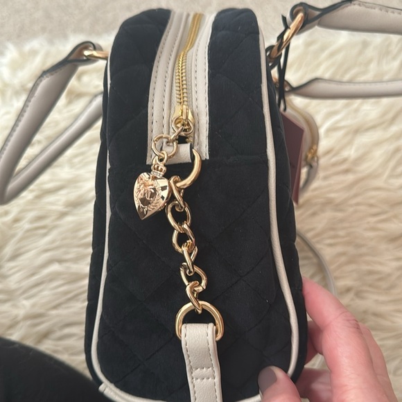 Juicy Couture Black Quilted Royal Moment bowler Handbag - Picture 5 of 10